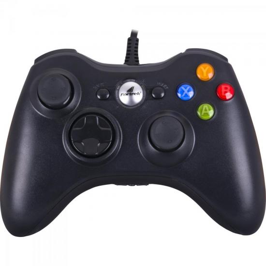 Controle com Fio Para Xbox 360 XGC-101 Preto FORTREK por 0,00 à vista no boleto/pix ou parcele em até 1x sem juros. Compre na loja Mundomax!