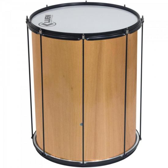 Surdo 60x22\" Aro Chapa Preta COLOR Envernizado LUEN por 0,00 à vista no boleto/pix ou parcele em até 1x sem juros. Compre na loja Mundomax!