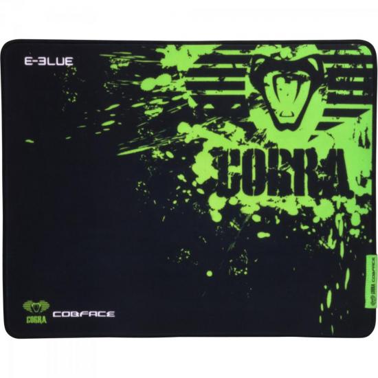 Mouse Pad Gamer COBRA SPEED L Preto/Verde E-BLUE por 0,00 à vista no boleto/pix ou parcele em até 1x sem juros. Compre na loja Mundomax!