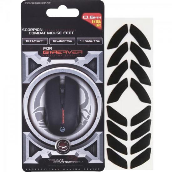 Pés de Teflon para Mouse G-Reaver TEAM SCORPION por 0,00 à vista no boleto/pix ou parcele em até 1x sem juros. Compre na loja Mundomax!