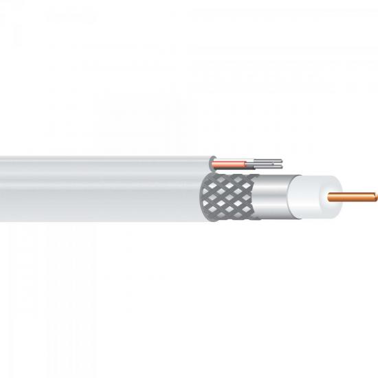 Coaxial STD59 40 Branco CABLETECH por 0,00 à vista no boleto/pix ou parcele em até 1x sem juros. Compre na loja Mundomax!