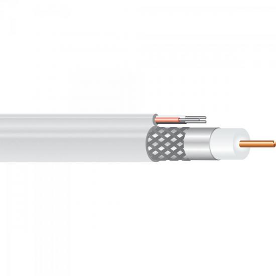 Coaxial RGE 59 40 Branco Trip CABLETECH por 0,00 à vista no boleto/pix ou parcele em até 1x sem juros. Compre na loja Mundomax!