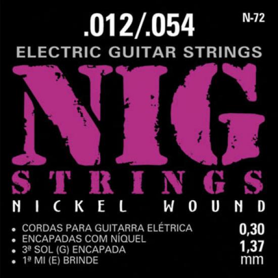 ENC P/Guitarra 0.12 N72 NIG STRINGS por 29,90 à vista no boleto/pix ou parcele em até 1x sem juros. Compre na loja Mundomax!