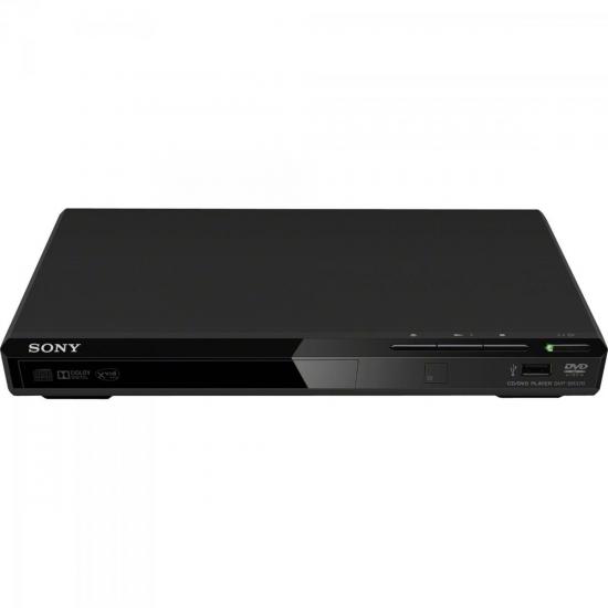 DVD Player com Entrada USB DVPSR370 Preto SONY por 0,00 à vista no boleto/pix ou parcele em até 1x sem juros. Compre na loja Mundomax!
