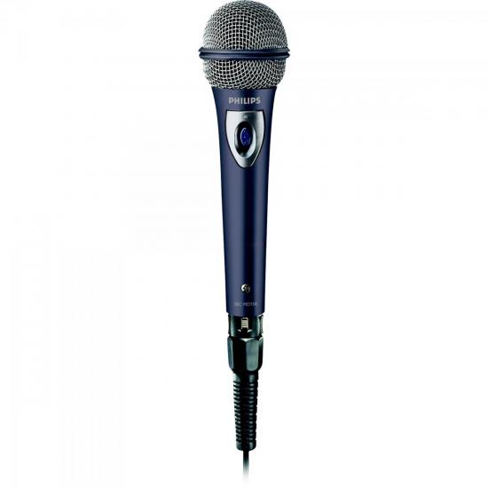 Microfone com Fio Dinâmico SBCMD150/01 Prata PHILIPS (52346)