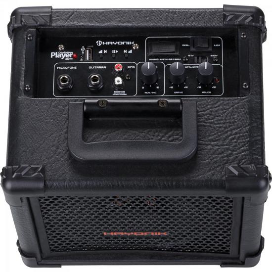 Caixa Multiuso 20W USB PLAYER 80 Preta HAYONIK por 274,90 à vista no boleto/pix ou parcele em até 10x sem juros. Compre na loja Mundomax!