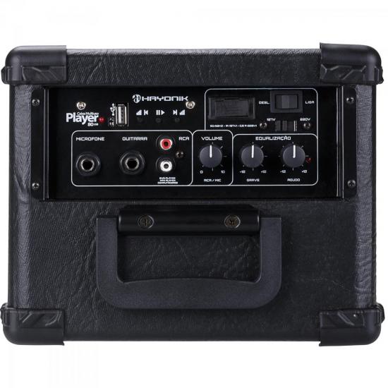 Caixa Multiuso 20W USB PLAYER 80 Preta HAYONIK por 274,90 à vista no boleto/pix ou parcele em até 10x sem juros. Compre na loja Mundomax!