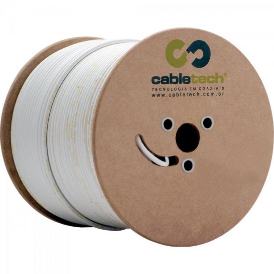 Coaxial RGE 59 67% Branco Bobina 305m CABLETECH por 0,00 à vista no boleto/pix ou parcele em até 1x sem juros. Compre na loja Mundomax!