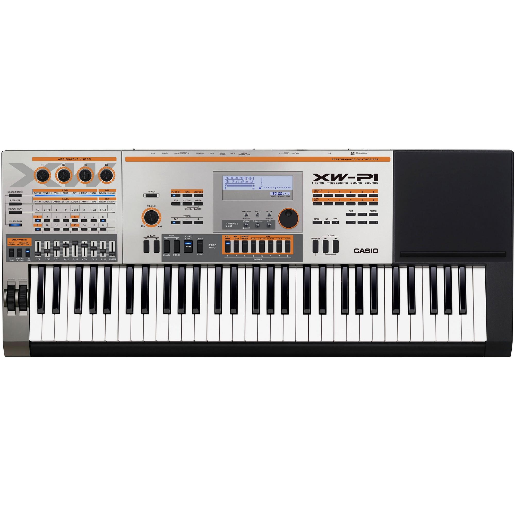 Teclado Sintetizador Casio XWP1 5/8 Profissional - Infolaser Instrumentos  Musicais