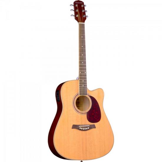 Violão GIANNINI Eletroacústico Folk Cutaway Aço GF-1R CEQ Natural por 0,00 à vista no boleto/pix ou parcele em até 1x sem juros. Compre na loja Mundomax!