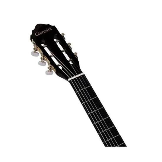 Violão Giannini Aço GS15 Preto por 430,00 à vista no boleto/pix ou parcele em até 10x sem juros. Compre na loja Mundomax!