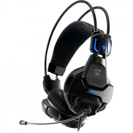 Fone Headset Gamer Cobra 707 Preto E-BLUE por 0,00 à vista no boleto/pix ou parcele em até 1x sem juros. Compre na loja Mundomax!