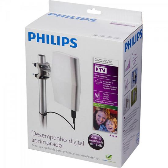 Antena Digital Amplificada VHF/UHF SDV8622T/55 PHILIPS por 0,00 à vista no boleto/pix ou parcele em até 1x sem juros. Compre na loja Mundomax!