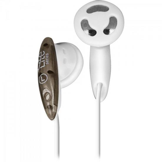 Fone de Ouvido EB-101 Branco e Preto LITE por 10,75 à vista no boleto/pix ou parcele em até 1x sem juros. Compre na loja Mundomax!