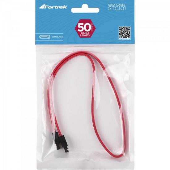 Cabo de Dados Sata STC-101/50 Vermelho FORTREK por 2,90 à vista no boleto/pix ou parcele em até 1x sem juros. Compre na loja Mundomax!