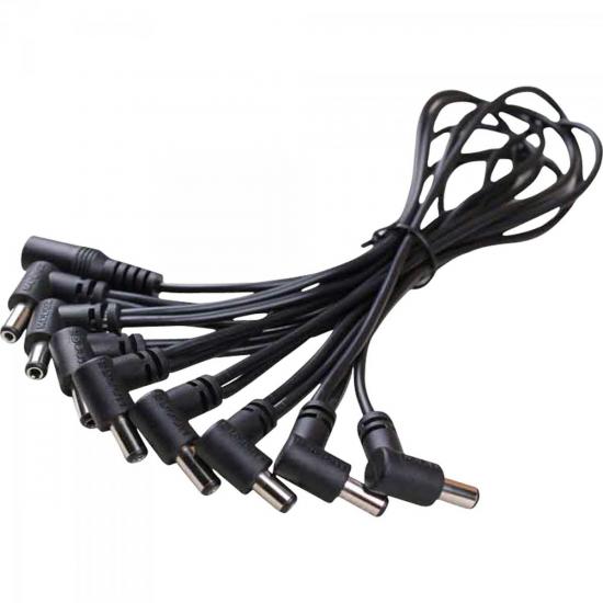 Cabo MULTIDC 8 Plugues Angulado Preto MOOER por 0,00 à vista no boleto/pix ou parcele em até 1x sem juros. Compre na loja Mundomax!