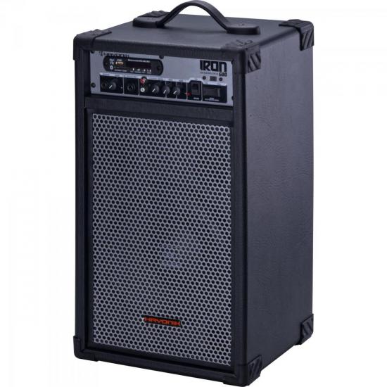 Caixa de Som Multiuso HAYONIK Iron 600 100W Bluetooth Preta por 1.111,00 à vista no boleto/pix ou parcele em até 12x sem juros. Compre na loja Mundomax!