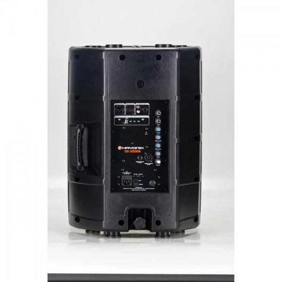 Caixa Acústica Ativa 215W Classe D CA2000A Preta HAYONIK por 0,00 à vista no boleto/pix ou parcele em até 1x sem juros. Compre na loja Mundomax!