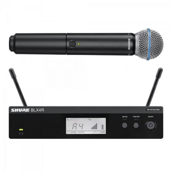 Sistema de Microfone Sem Fio BLX24RBR/BETA58 SHURE (52794)