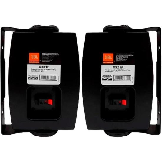 Par de Caixa Som Ambientare JBL C321P 30W Preta por 749,00 à vista no boleto/pix ou parcele em até 10x sem juros. Compre na loja Mundomax!