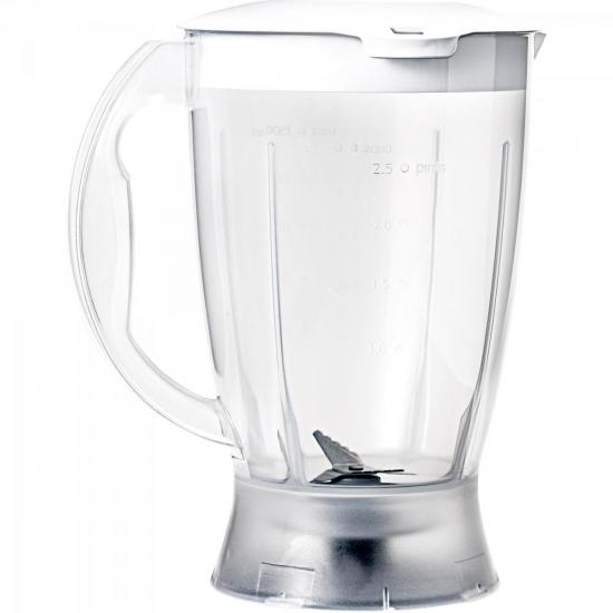 Copo para Liquidificadores com Alça, Tampa e Hélice Branca HR2971/00 por 0,00 à vista no boleto/pix ou parcele em até 1x sem juros. Compre na loja Mundomax!