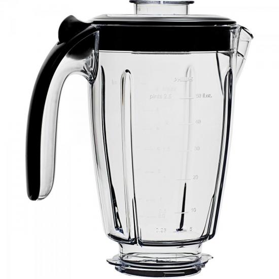 Copo para Liquidificadores com Tampa + Sobretampa Preta HR2993/30 WALITA por 0,00 à vista no boleto/pix ou parcele em até 1x sem juros. Compre na loja Mundomax!