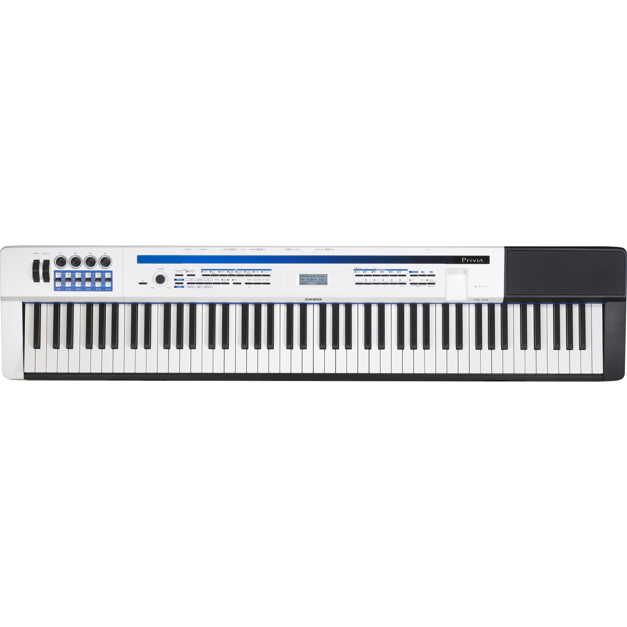 Piano Sintetizador 88 Teclas PRIVIA PRO PX-5S Branco CASIO - Mundomax