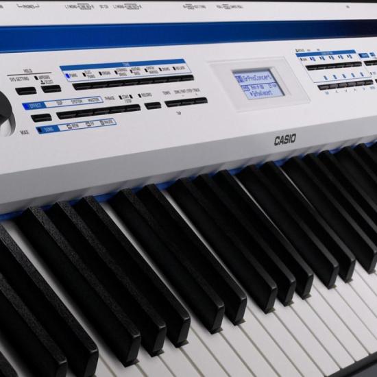 Piano Sintetizador CASIO 88 Teclas PRIVIA PRO PX-5S Branco por 5.669,00 à vista no boleto/pix ou parcele em até 12x sem juros. Compre na loja Mundomax!