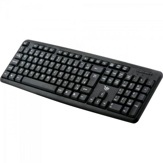 Teclado Standard SK-103BK ABNT2 USB Preto LITE por 0,00 à vista no boleto/pix ou parcele em até 1x sem juros. Compre na loja Mundomax!