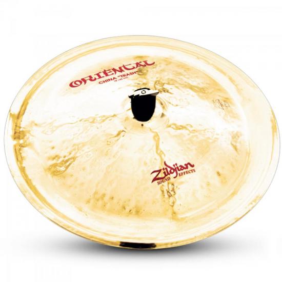 Prato Zildjian 18\" Oriental China Crash por 0,00 à vista no boleto/pix ou parcele em até 1x sem juros. Compre na loja Mundomax!