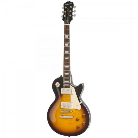 Guitarra Epiphone LP Standard Plus Top Pro Sunburst por 0,00 à vista no boleto/pix ou parcele em até 1x sem juros. Compre na loja Mundomax!
