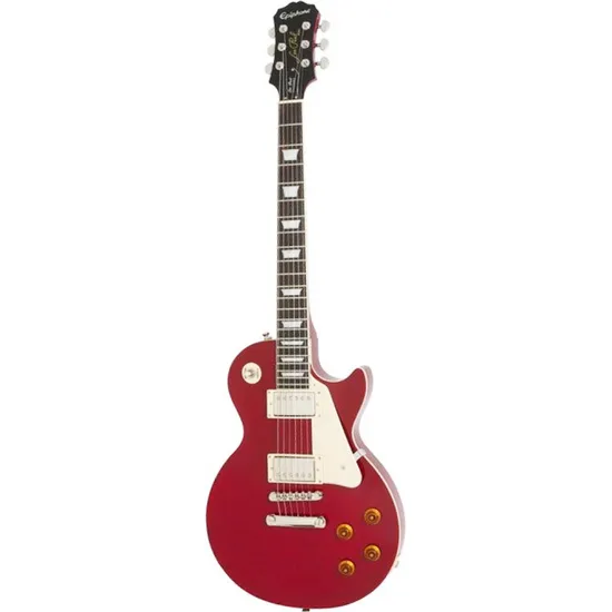 Guitarra Epiphone LP Standard Cardinal Red por 0,00 à vista no boleto/pix ou parcele em até 1x sem juros. Compre na loja Mundomax!