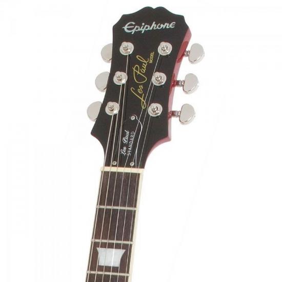 Guitarra Epiphone LP Standard Cardinal Red por 0,00 à vista no boleto/pix ou parcele em até 1x sem juros. Compre na loja Mundomax!