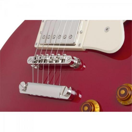 Guitarra Epiphone LP Standard Cardinal Red por 0,00 à vista no boleto/pix ou parcele em até 1x sem juros. Compre na loja Mundomax!