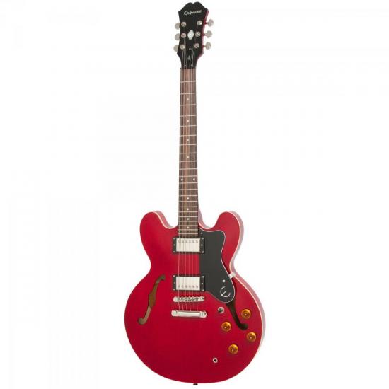 Guitarra Epiphone Semi AC ES335 Cherry por 0,00 à vista no boleto/pix ou parcele em até 1x sem juros. Compre na loja Mundomax!