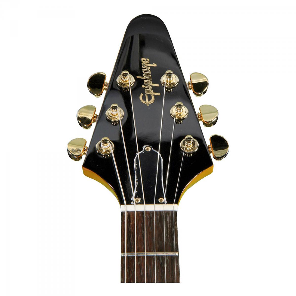 Guitarra Epiphone Flying V 58 Korina Gold Natural - Mundomax