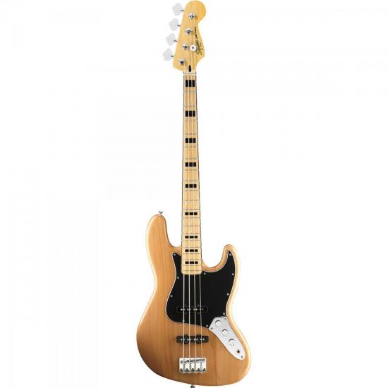 Contrabaixo SQUIER Jazz Bass V Vintage Modified Natural por 0,00 à vista no boleto/pix ou parcele em até 1x sem juros. Compre na loja Mundomax!