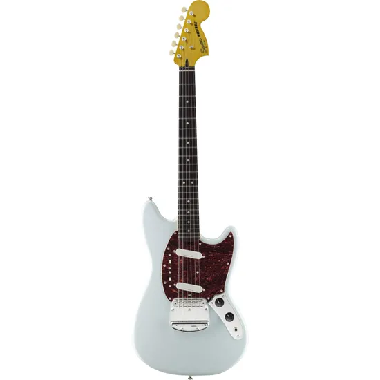 Guitarra SQUIER MUSTANG 572 Sonic Blue por 0,00 à vista no boleto/pix ou parcele em até 1x sem juros. Compre na loja Mundomax!