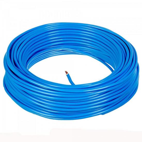 Fio Flex 10,00mm Azul CABLENA por 0,00 à vista no boleto/pix ou parcele em até 1x sem juros. Compre na loja Mundomax!