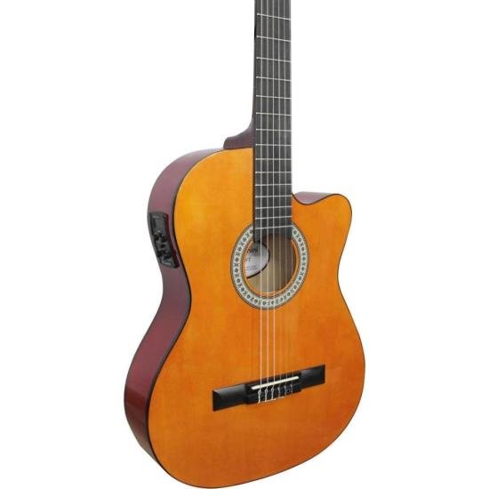 Violão Giannini Start NF14 CEQ Eletroacústico Nylon Natural por 599,00 à vista no boleto/pix ou parcele em até 10x sem juros. Compre na loja Mundomax!