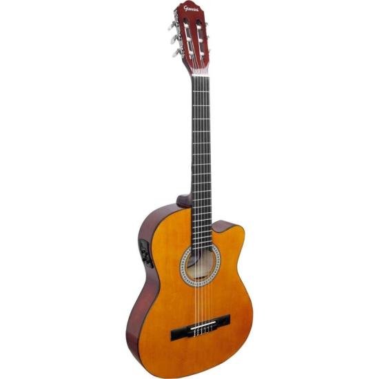 Violão Giannini Start NF14 CEQ Eletroacústico Nylon Natural por 599,00 à vista no boleto/pix ou parcele em até 10x sem juros. Compre na loja Mundomax!