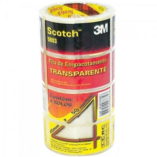 Fita para Empacotamento 45mm x 50m 5803 Marrom 3M (embalagem c/ 4 uni.) por 0,00 à vista no boleto/pix ou parcele em até 1x sem juros. Compre na loja Mundomax!