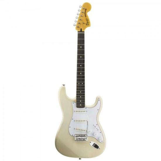 Guitarra FENDER Vintage Stratocaster RW507 Creme SQUIER por 0,00 à vista no boleto/pix ou parcele em até 1x sem juros. Compre na loja Mundomax!