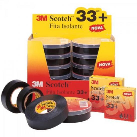 Fita Isolante 19mm x 10m 33+ Preta 3M por 15,99 à vista no boleto/pix ou parcele em até 1x sem juros. Compre na loja Mundomax!