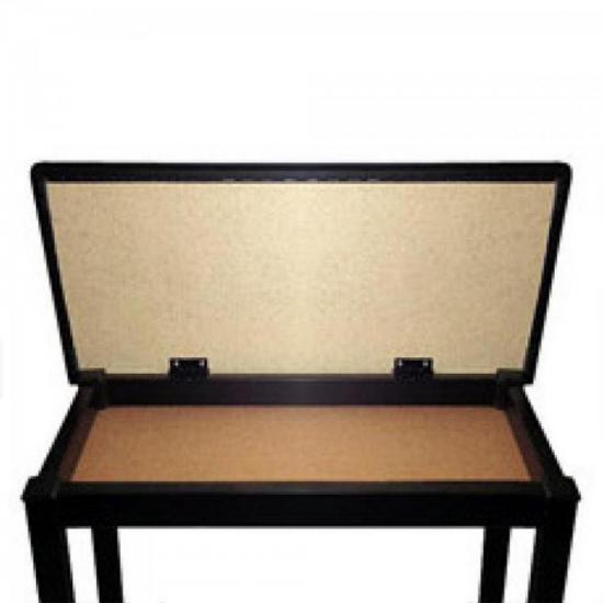 Banqueta para Órgão SATY com Compartimento BO-20C Preto por 188,00 à vista no boleto/pix ou parcele em até 7x sem juros. Compre na loja Mundomax!