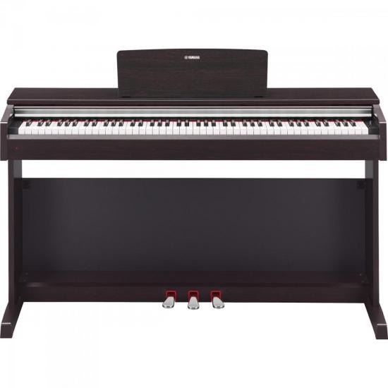 Piano Digital YAMAHA ARIUS YDP-142 Marrom por 0,00 à vista no boleto/pix ou parcele em até 1x sem juros. Compre na loja Mundomax!