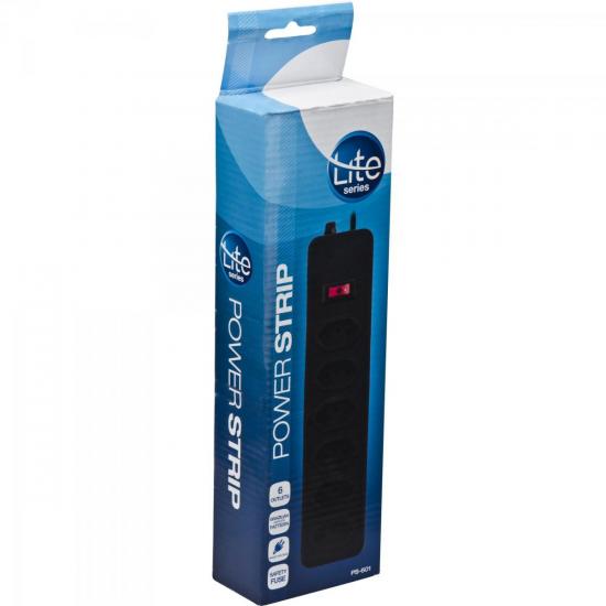 Filtro de Linha 10A PS-601 Preto LITE por 0,00 à vista no boleto/pix ou parcele em até 1x sem juros. Compre na loja Mundomax!