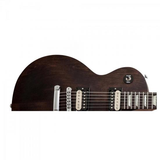 Guitarra GIBSON Les Paul Serie LPJ SATIN Chocolate - Mundomax