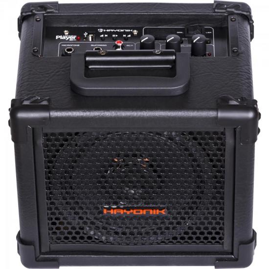 Caixa Multiuso 20W USB com Bateria Interna PLAYER 80 Preta HAYONIK por 0,00 à vista no boleto/pix ou parcele em até 1x sem juros. Compre na loja Mundomax!
