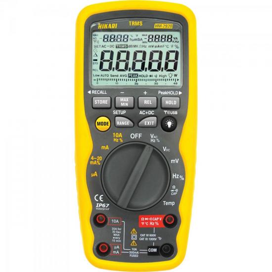 Multímetro Digital HM 2920 HIKARI por 1.273,90 à vista no boleto/pix ou parcele em até 12x sem juros. Compre na loja Mundomax!